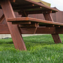 Amish 3ft x 8ft Solid Pine Wood Picnic Table