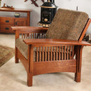 Amish Craftsman Mission Morris Chair with Ottoman Set - Quick Ship