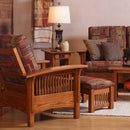 Amish Craftsman Mission Morris Chair with Ottoman Set - Quick Ship