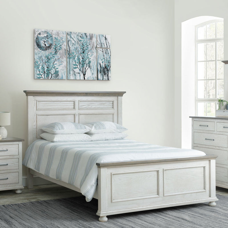 Amish Hickory Grove 5p Queen Rustic Bedroom Set - Quick Ship