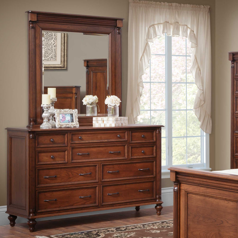 Amish Milano Dresser Mirror