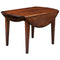 Amish Solid Wood Round Drop leaf Dinette Leg Table
