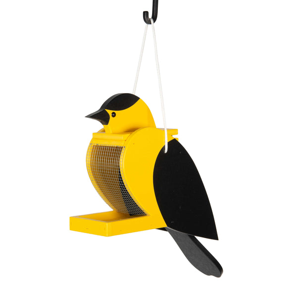 Amish Finch Shaped poly bird feeder