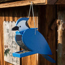 Amish Blue Jay Shaped poly bird feeder
