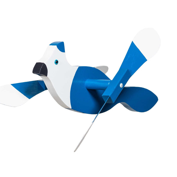Amish Garden Wood Blue Jay Whirlybird