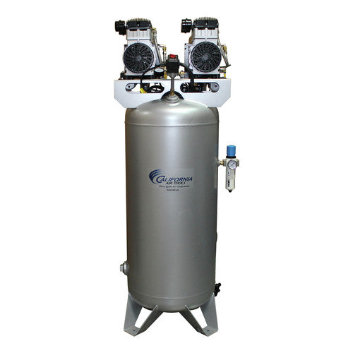 California Air Tools 4 HP 60 Gallon Ultra Quiet and Oil-Free Dolly Air Compressor with Auto Drain