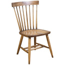 Amish Wheaton Round Pedestal Table with 4 Windsor Chairs