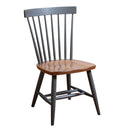 Amish Wheaton Round Pedestal Table with 4 Windsor Chairs