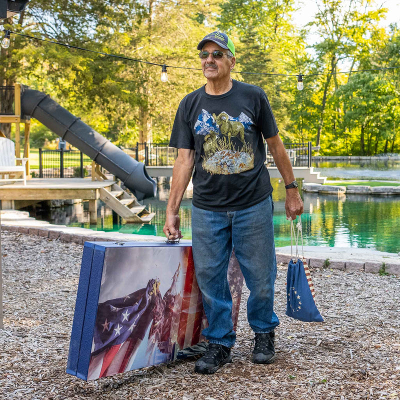 Amish Cornhole Game for Outdoors