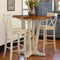 Amish Coventry Round Single Pedestal Counter Height Dining Table