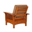 Amish Craftsman Mission Morris Chair with Ottoman Set - Quick Ship