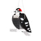 Amish Downie Bird Shaped wood feeder
