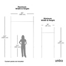 Anywhere Curtain Rod & Room Divider