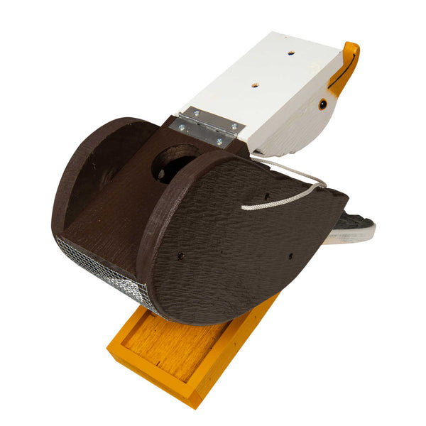 Amish Eagle Shaped wood feeder