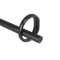 Single Curtain Rods | color: Matte-Black | size: 42-120" (107-305 cm) | diameter: 1" (2.5 cm)