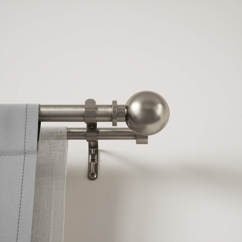 Bolas Double Curtain Rod