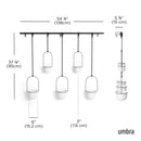 Triflora Hanging Planters, Set of 5