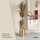 Metalla Trash Can
