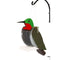 Amish Hummingbird Bird Shaped wood feeder