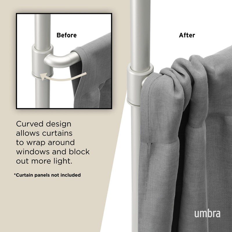 Anywhere Curtain Rod & Room Divider