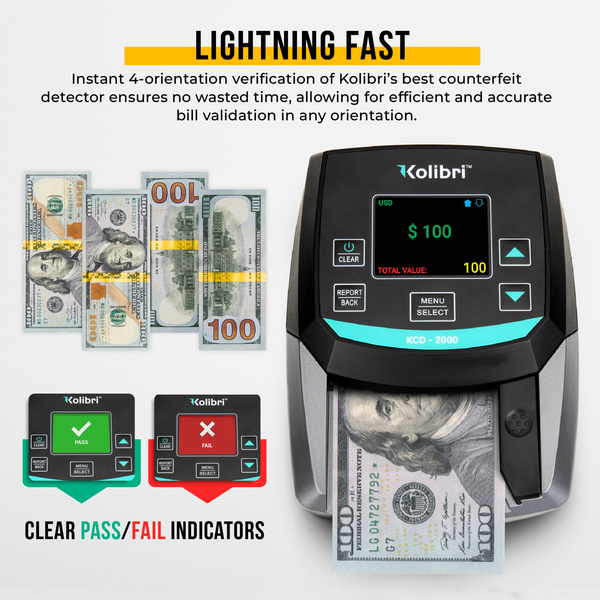 Kolibri KCD-2000 Counterfeit Detector