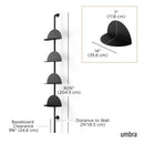 Solis Adjustable Standing Shelf