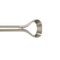 Single Curtain Rods | color: Eco-Friendly Nickel | size: 42-120" (107-305 cm) | diameter: 1" (2.5 cm)