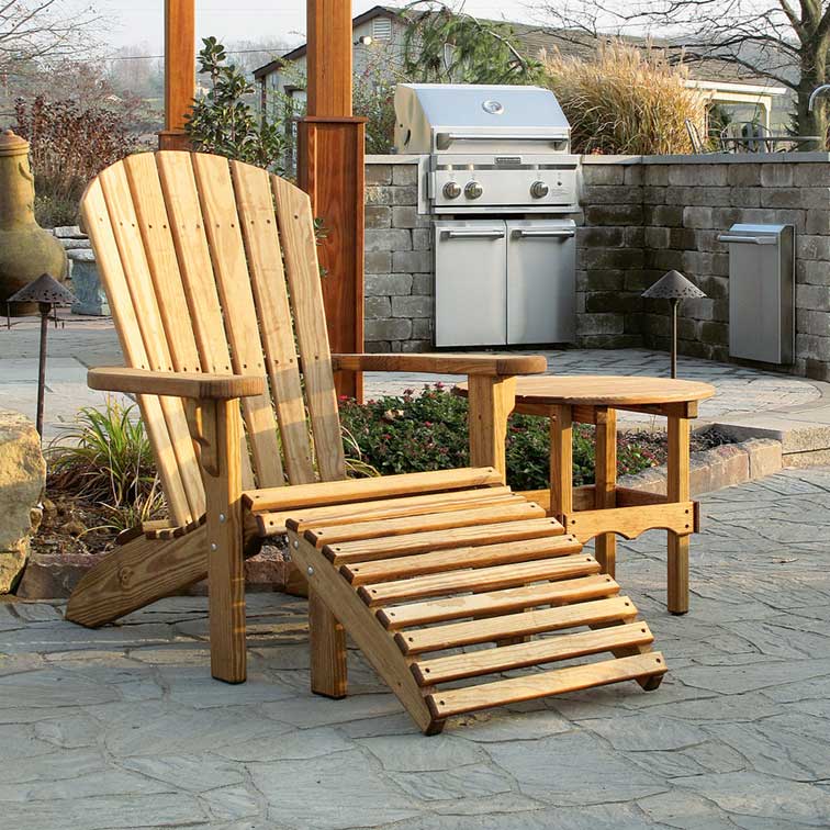 Amish Outdoor Wood Adirondack Chair