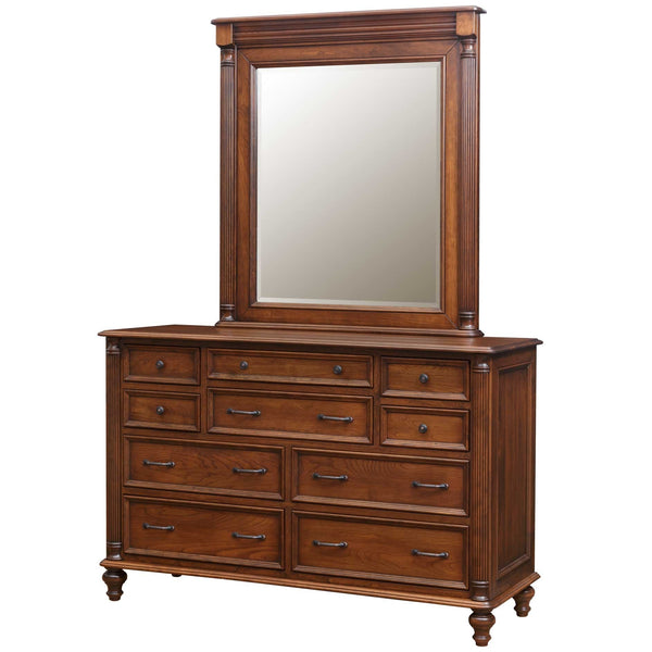 Amish Milano Dresser Mirror
