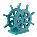 Amish Seaquest Ships Wheel Napkin holder