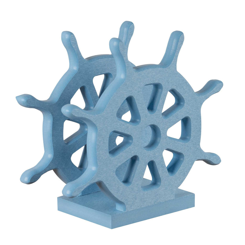 Amish Seaquest Ships Wheel Napkin holder