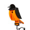 Amish Oriole Shaped wood Birdhouse