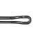Double Curtain Rods | color: Matte-Black | size: 42-120" (107-305 cm) | diameter: 3/4" (1.9 cm)