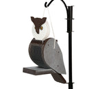 Amish Owl Bird Shaped wood feeder