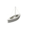 Amish Sailboat Shaped 47" Outdoor Poly Planter