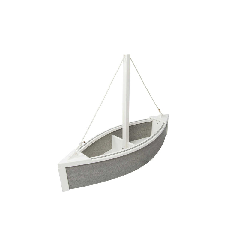 Amish Sailboat Shaped 47" Outdoor Poly Planter