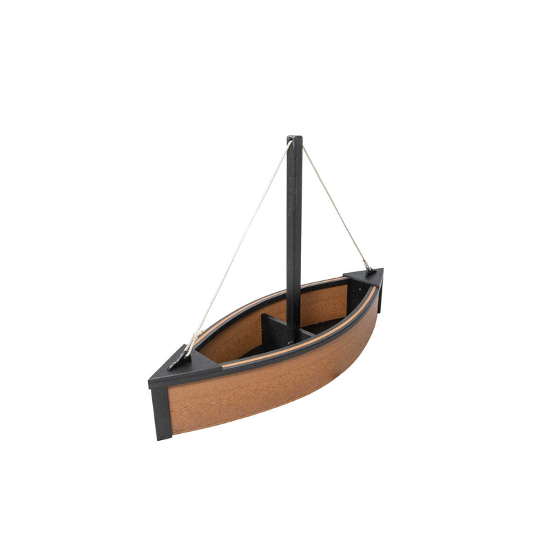 Amish Sailboat Shaped 47" Outdoor Poly Planter