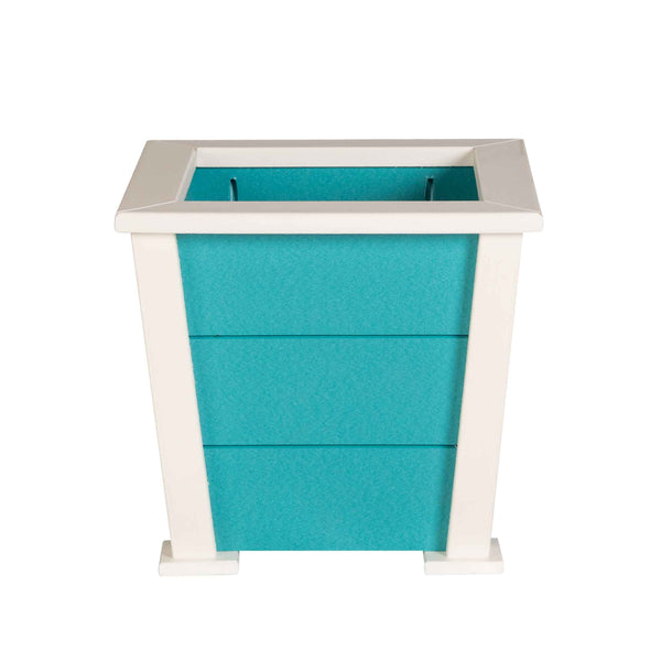 Amish Small 15" Square Poly Planter