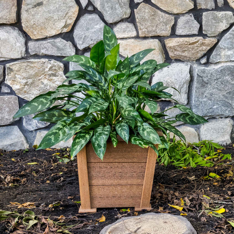 Amish Small 15" Square Poly Planter