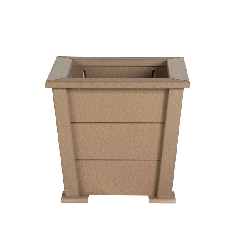 Amish Small 15" Square Poly Planter