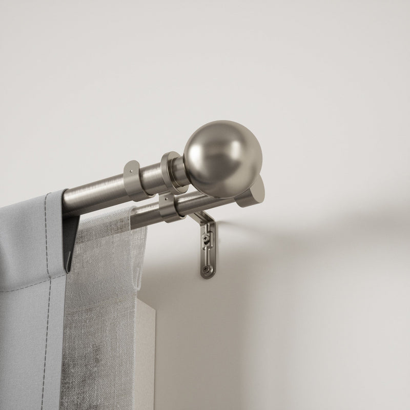 Bolas Double Curtain Rod