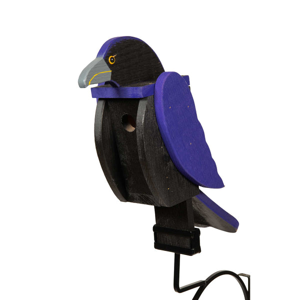 Amish Raven Bird-Shaped wood house