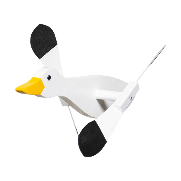 Amish Garden Wood Snow Goose Whirlybird