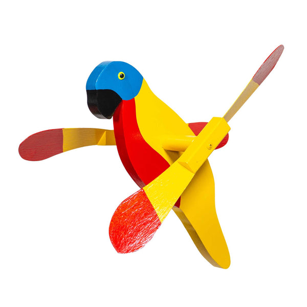 Amish Garden Wood Sunshine Parrot Whirlybird