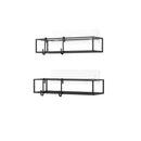 Cubiko Adhesive Shower Bins, Set of 2