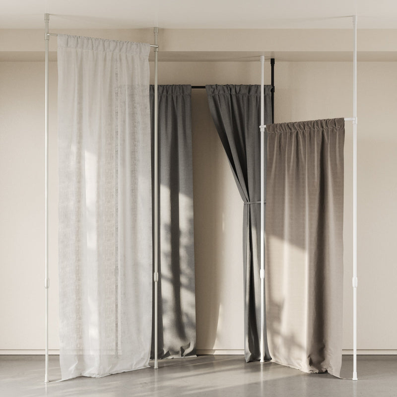 Anywhere Curtain Rod & Room Divider