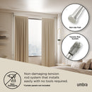 Anywhere Curtain Rod & Room Divider