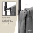 Anywhere Curtain Rod & Room Divider
