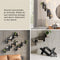 Montage Metal Wall Shelves, Set of 2