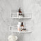 Cubiko Adhesive Corner Bins, Set of 2